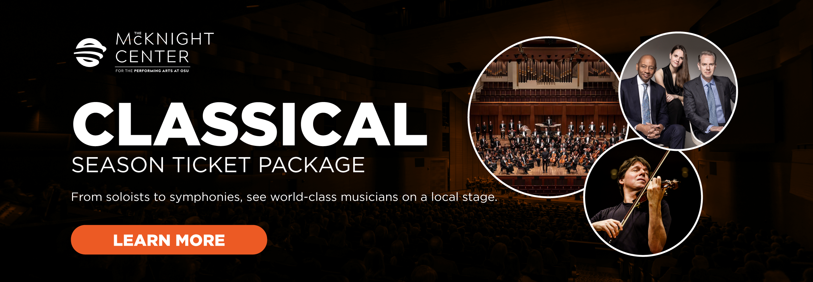 Click to learn more about The McKnight Center's 2026-2027 Classical Season